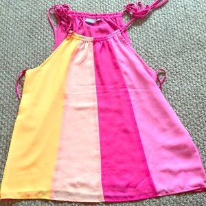 Pink sleeveless Blouse